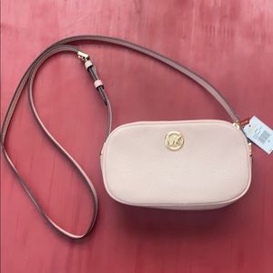 Michael Kors cross body leather purse